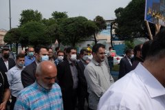 حضور جهادگران سازمان جهاد دانشگاهی گیلان در راهپیمایی روز جهانی قدس