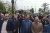 حضور جهادگران سازمان جهاد دانشگاهی گیلان در مراسم نکوداشت شهادت حضرت آیت الله رئیسی وهیات همراه